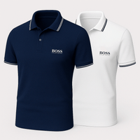 White + Navy Blue