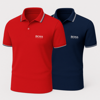 Red + Navy Blue